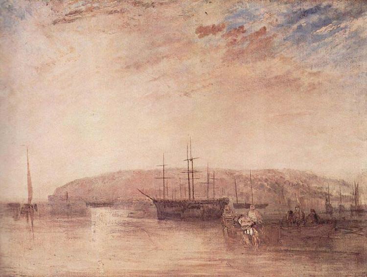 Joseph Mallord William Turner Schiffsverkehr vor der Landspitze von East Cowes